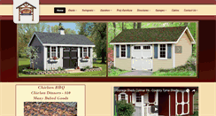 Desktop Screenshot of countrytymesheds.com